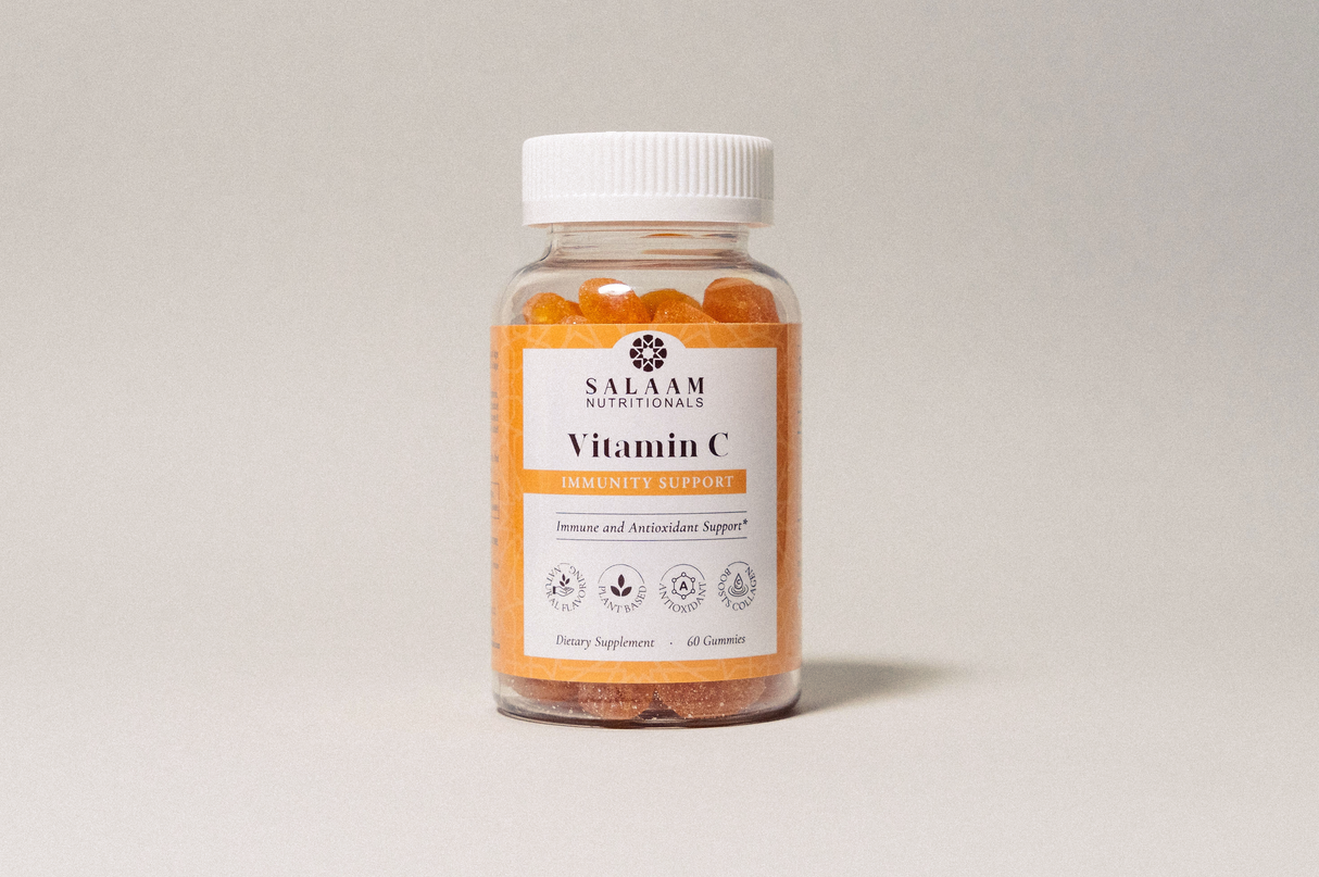 Halal Vitamin C Chewable Gummies - 60 Count | Salaam Nutritionals