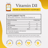 Halal Vitamin D3 2000 IU Gummies - 90 Count | Salaam Nutritionals