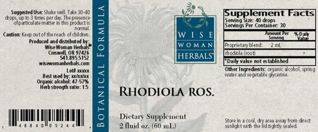 Rhodiola Rosea 2 oz